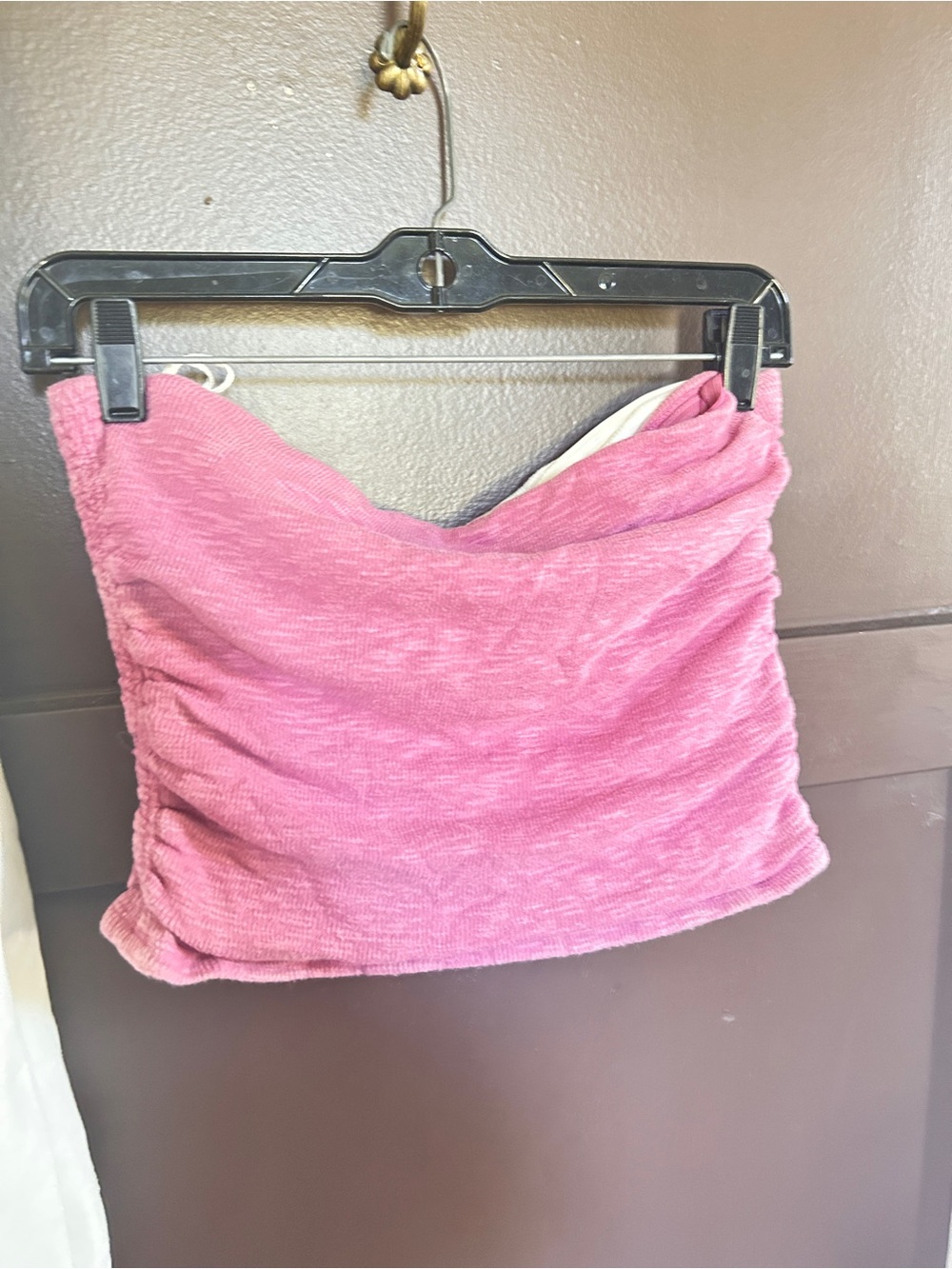 2 FP Strapless Tube Top Pink & White